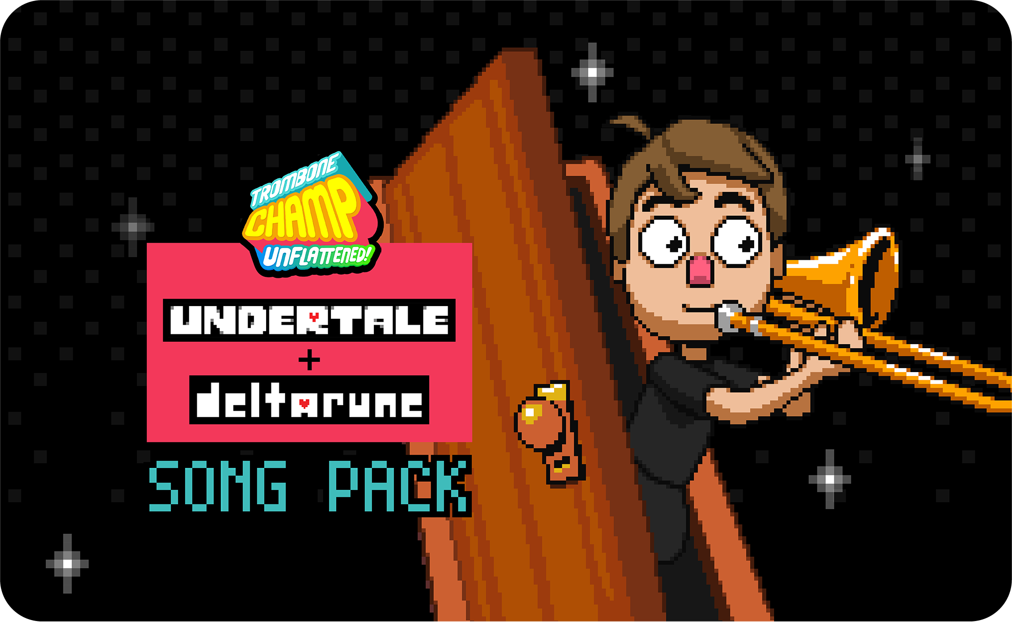 Undertale and Deltarune song pack key art